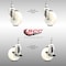 Service Caster 4 Inch 316SS Nylon Wheel Swivel 3/8 Inch Threaded Stem Caster Brakes SCC, 2PK SCC-SS316TS20S414-NYS-381615-2-TLB-2 - alternate 3